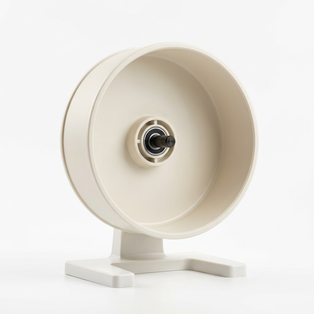Silent Wheel Plastic 14cm