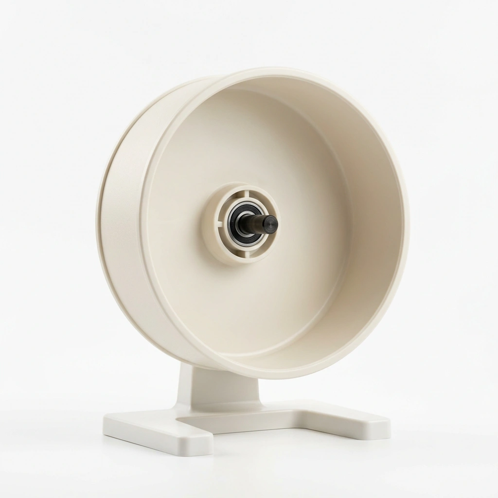 Silent Wheel Plastic 14cm