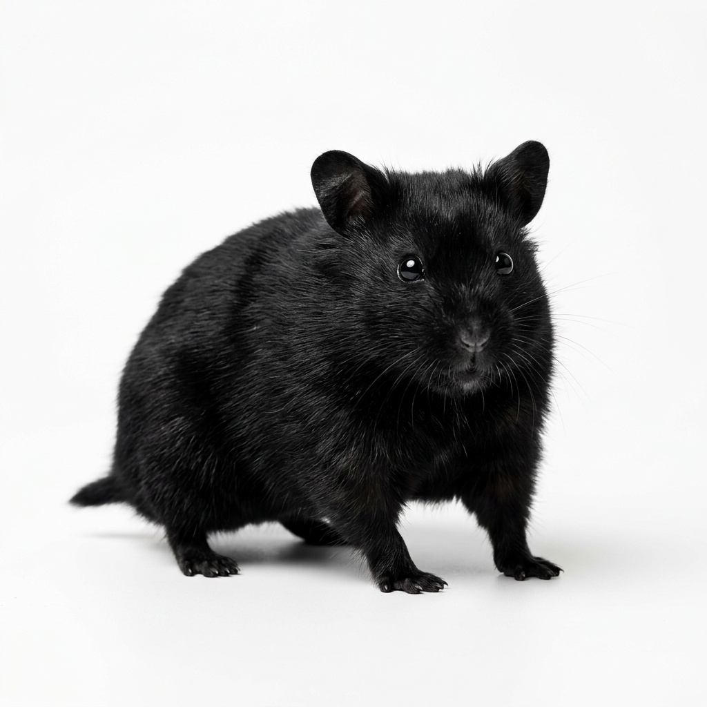 Hamster Syrian Black Bear
