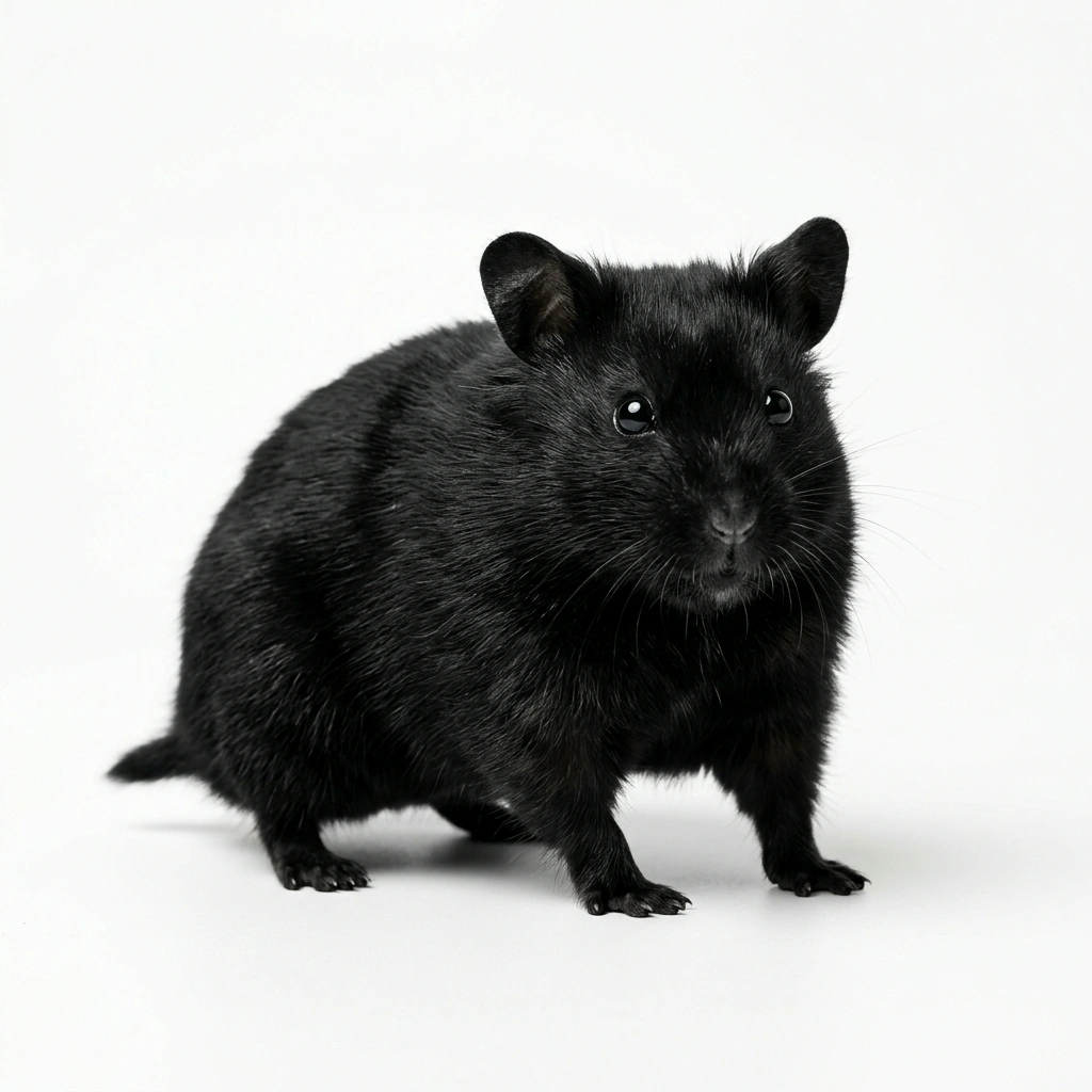 Hamster Syrian Black Bear